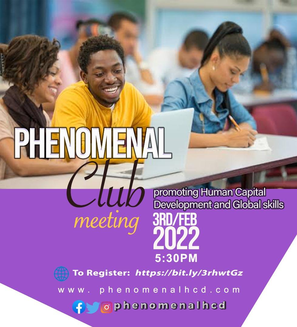 Phenomenal Club Meeting